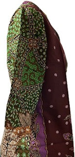 Ladies Batik Top LBT-XL-BROWN-G1111009