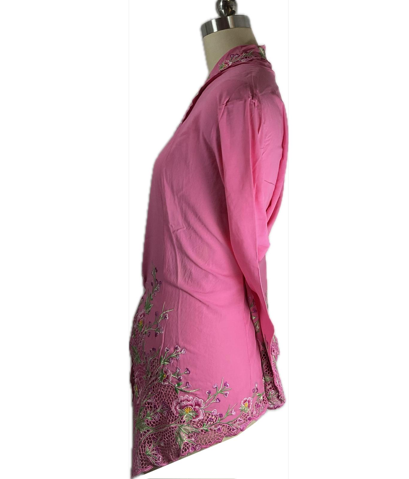 Premium Peranakan Top PPT-XL-PINK-B6666001