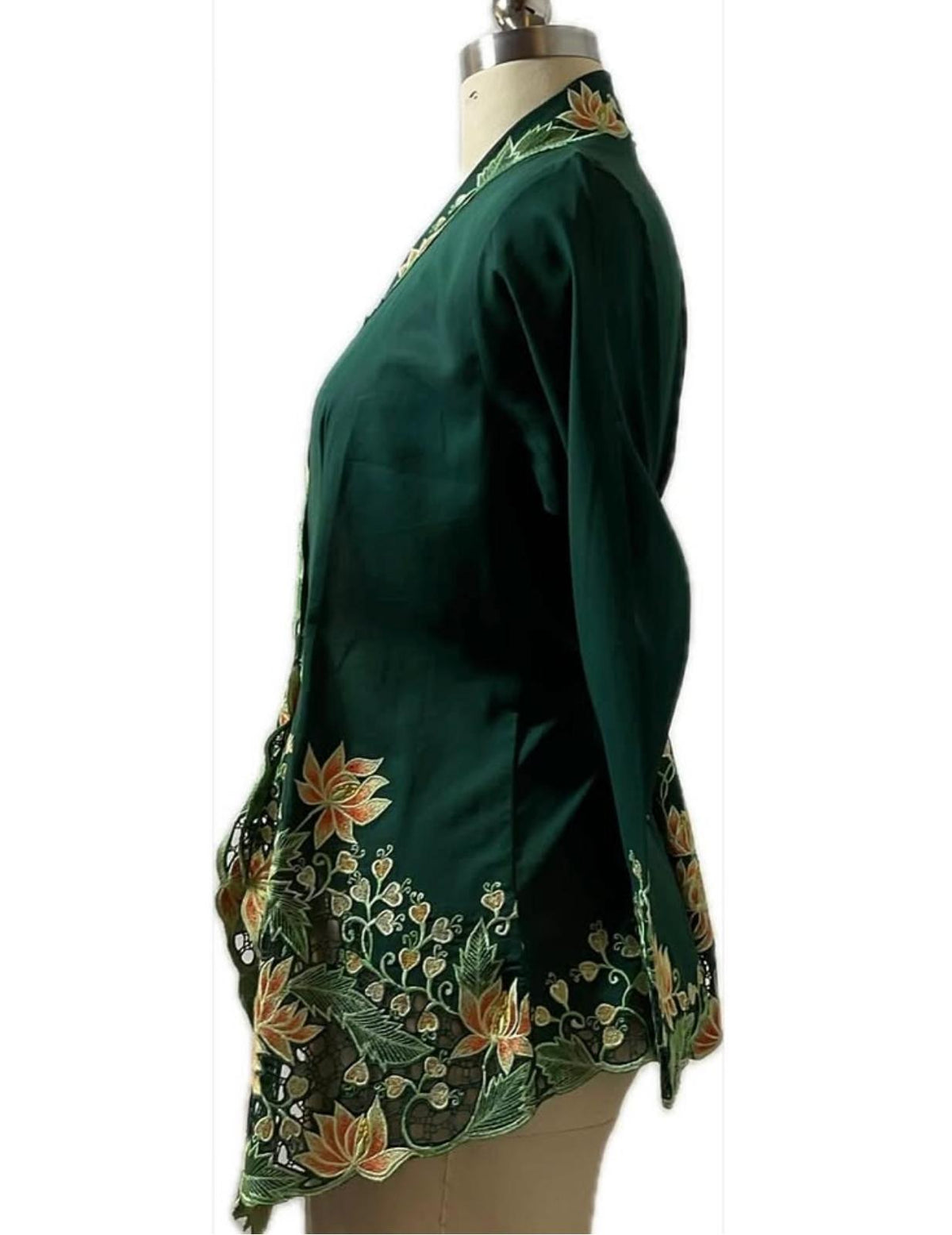Premium Peranakan Top PPT-L-GREEN-B666008