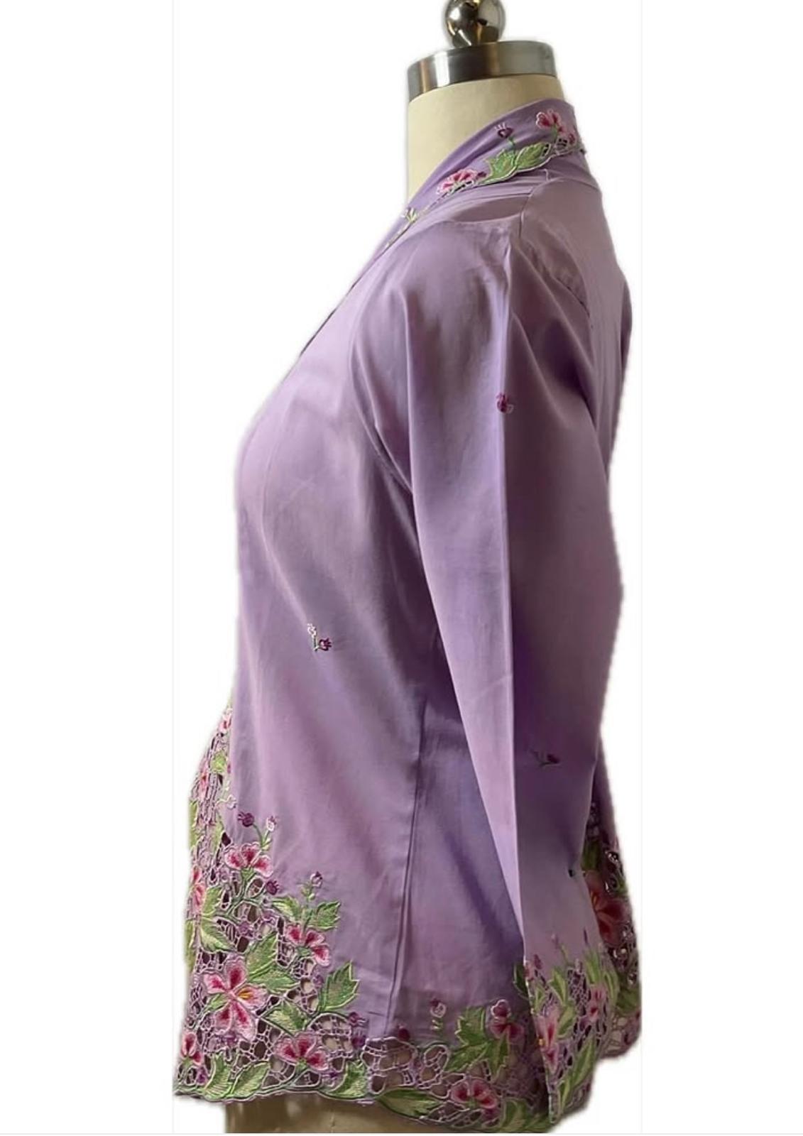 Premium Peranakan Top PPT-XL-PURPLE-B6666009