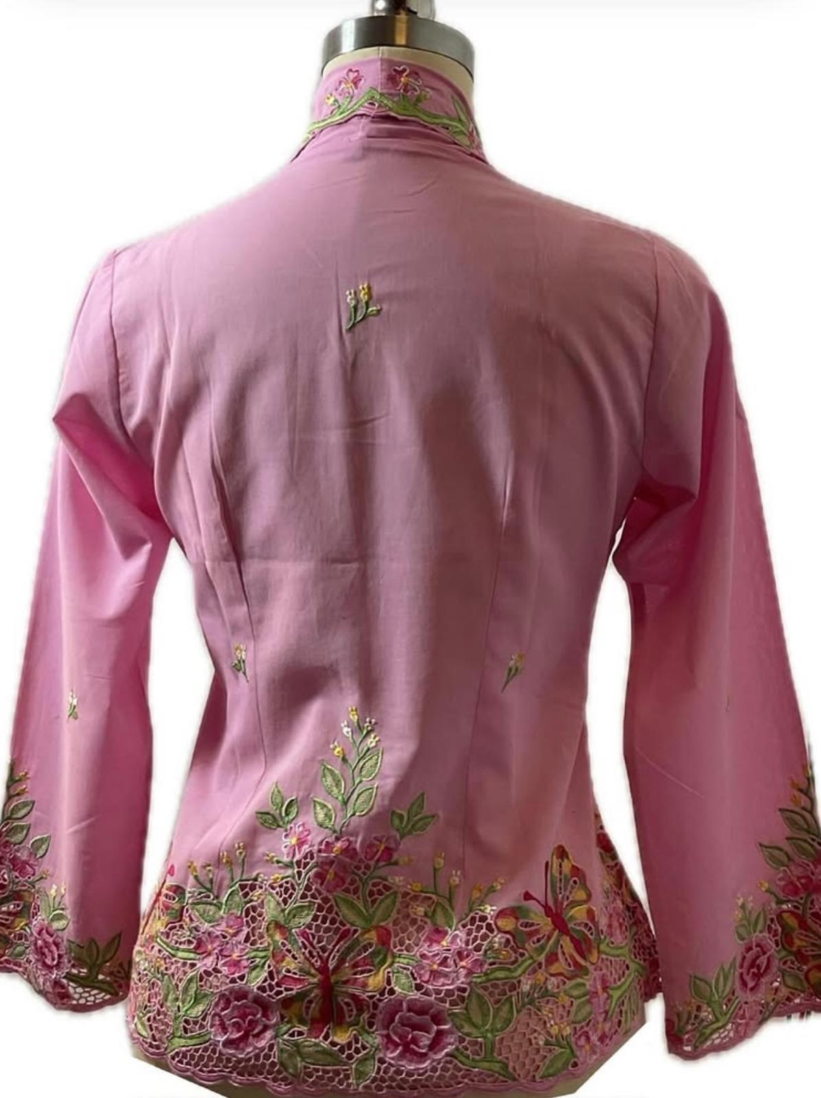 Premium Peranakan Top PPT-2XL-PINK-B66666001