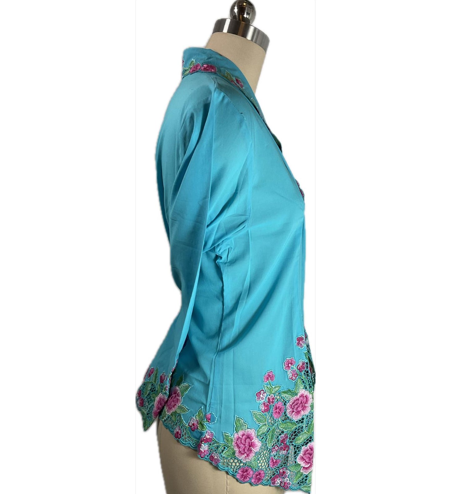 Premium Peranakan Top PPT-XL-BLUE-B6666011