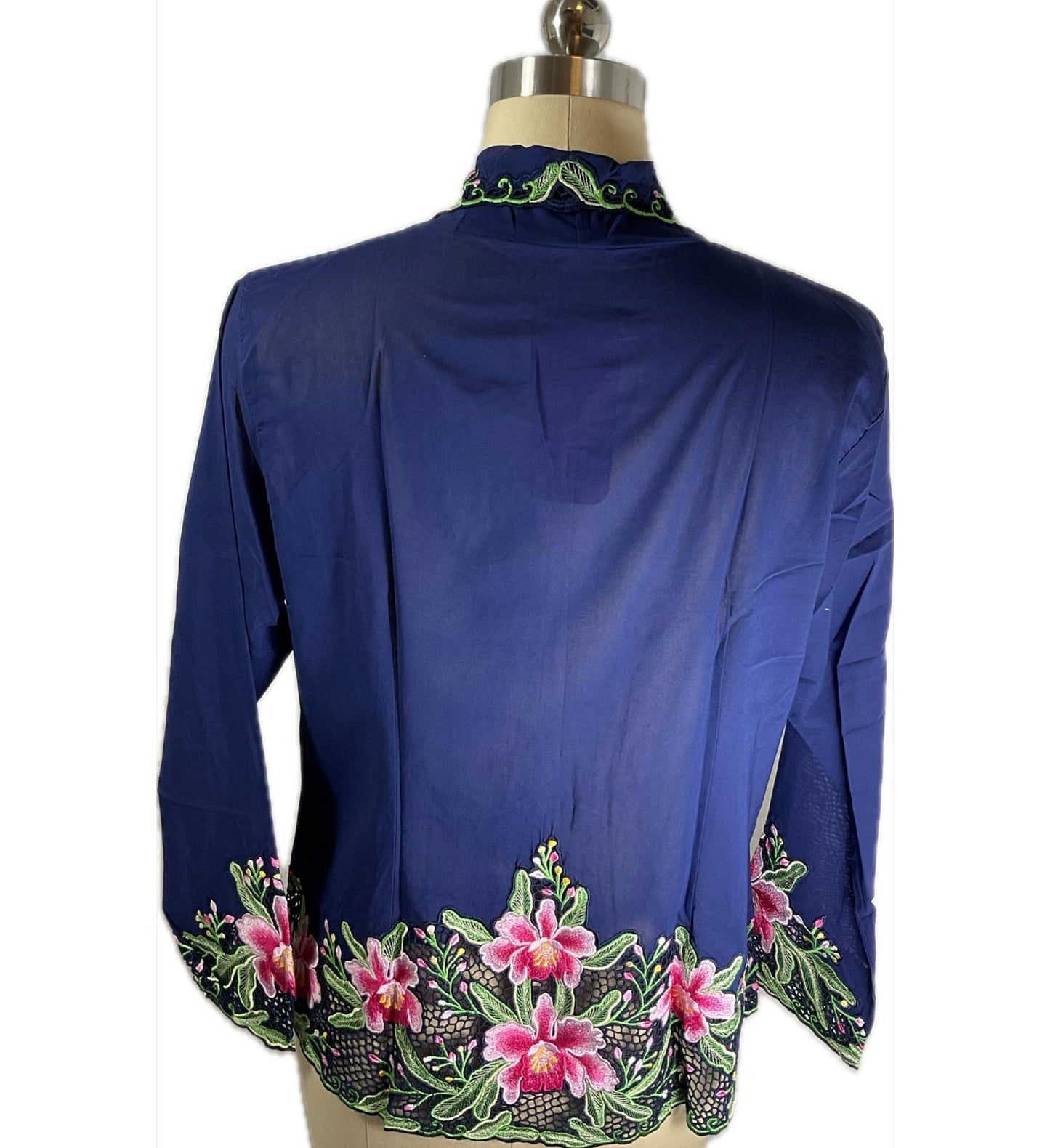 Premium Peranakan Top PPT-XL-BLUE-B6666012