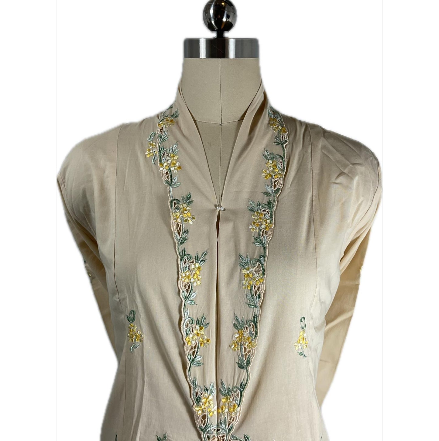 Premium Peranakan Top PPT-XL-YELLOW-B6666023