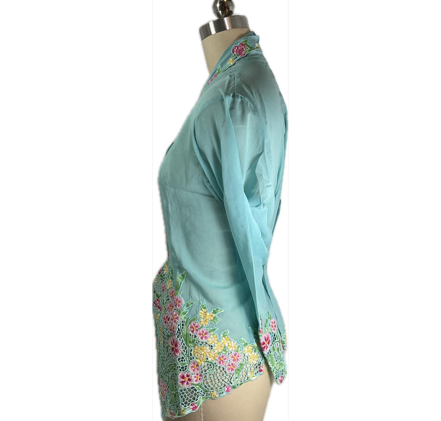 Premium Peranakan Top PPT-XL-BLUE-B6666024