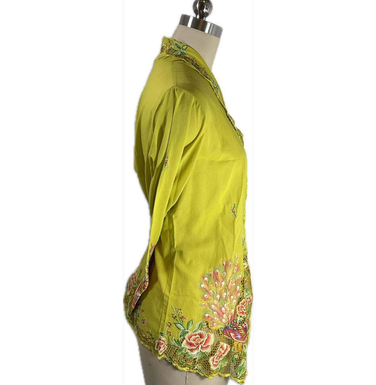 Premium Peranakan Top PPT-3XL-GREEN-B666666002