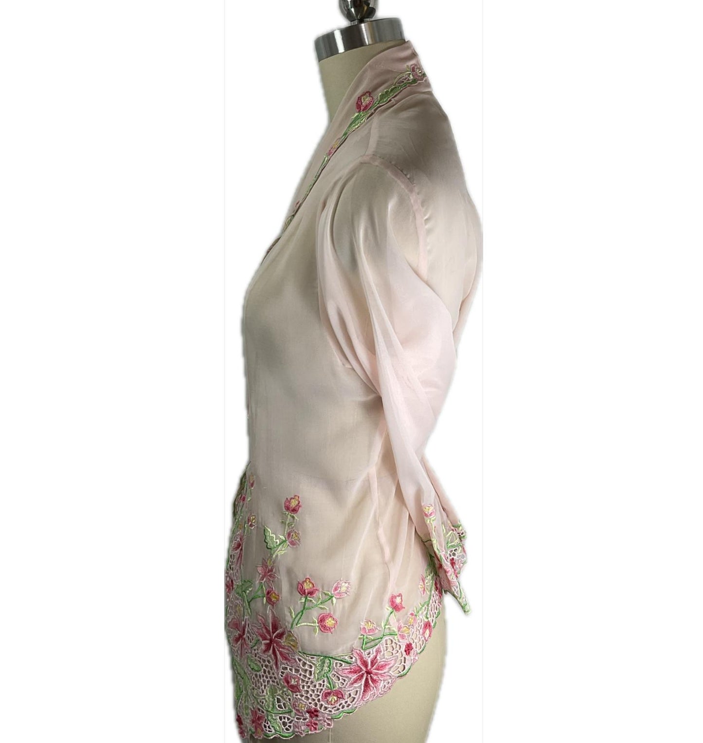 Standard Peranakan Top SPT-L-PEACH-A666007