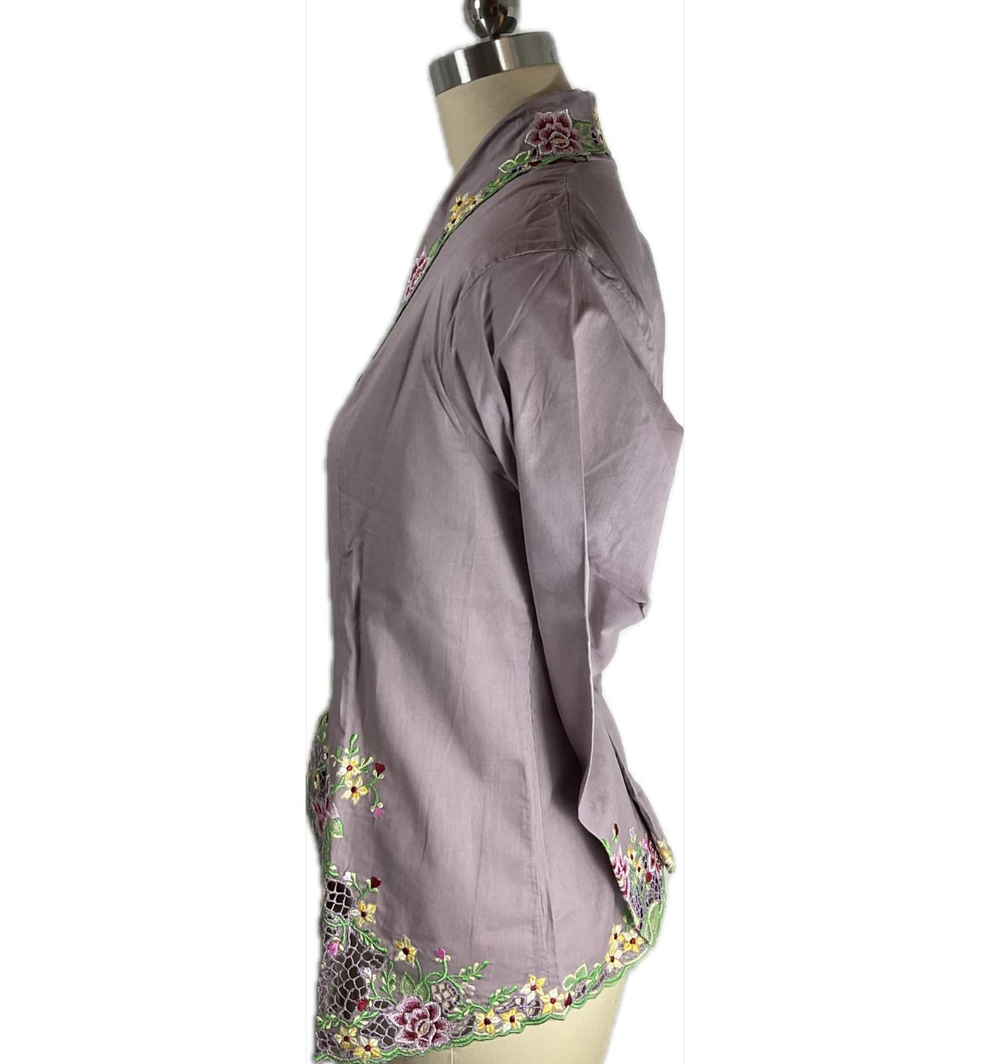Standard Peranakan Top SPT-XL-GREY-A6666008