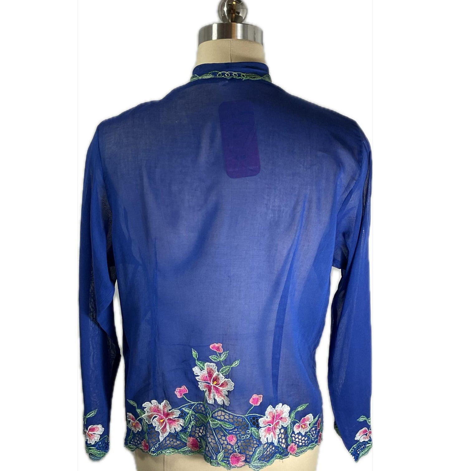 Standard Peranakan Top SPT-XL-BLUE-A6666014