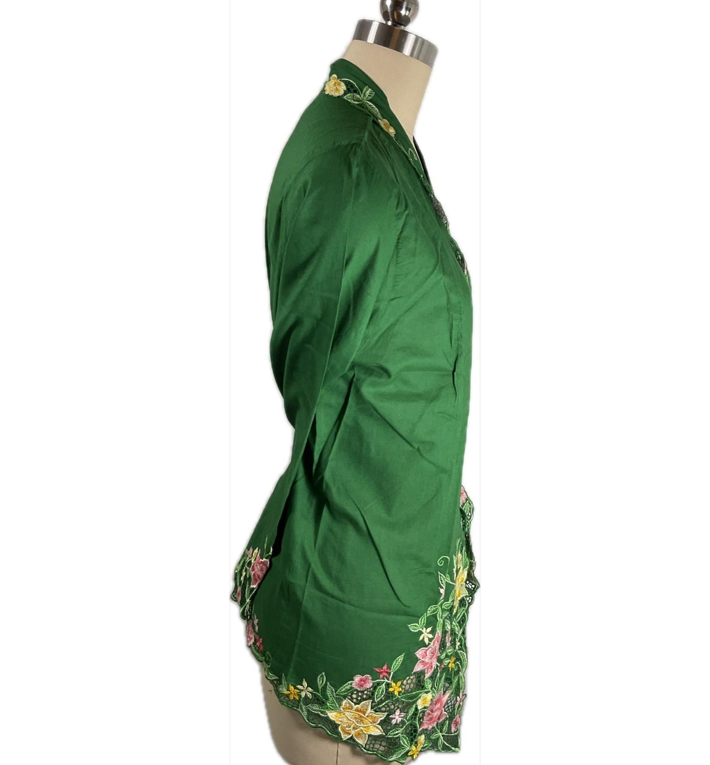 Standard Peranakan Top SPT-4XL-GREEN-A6666666001
