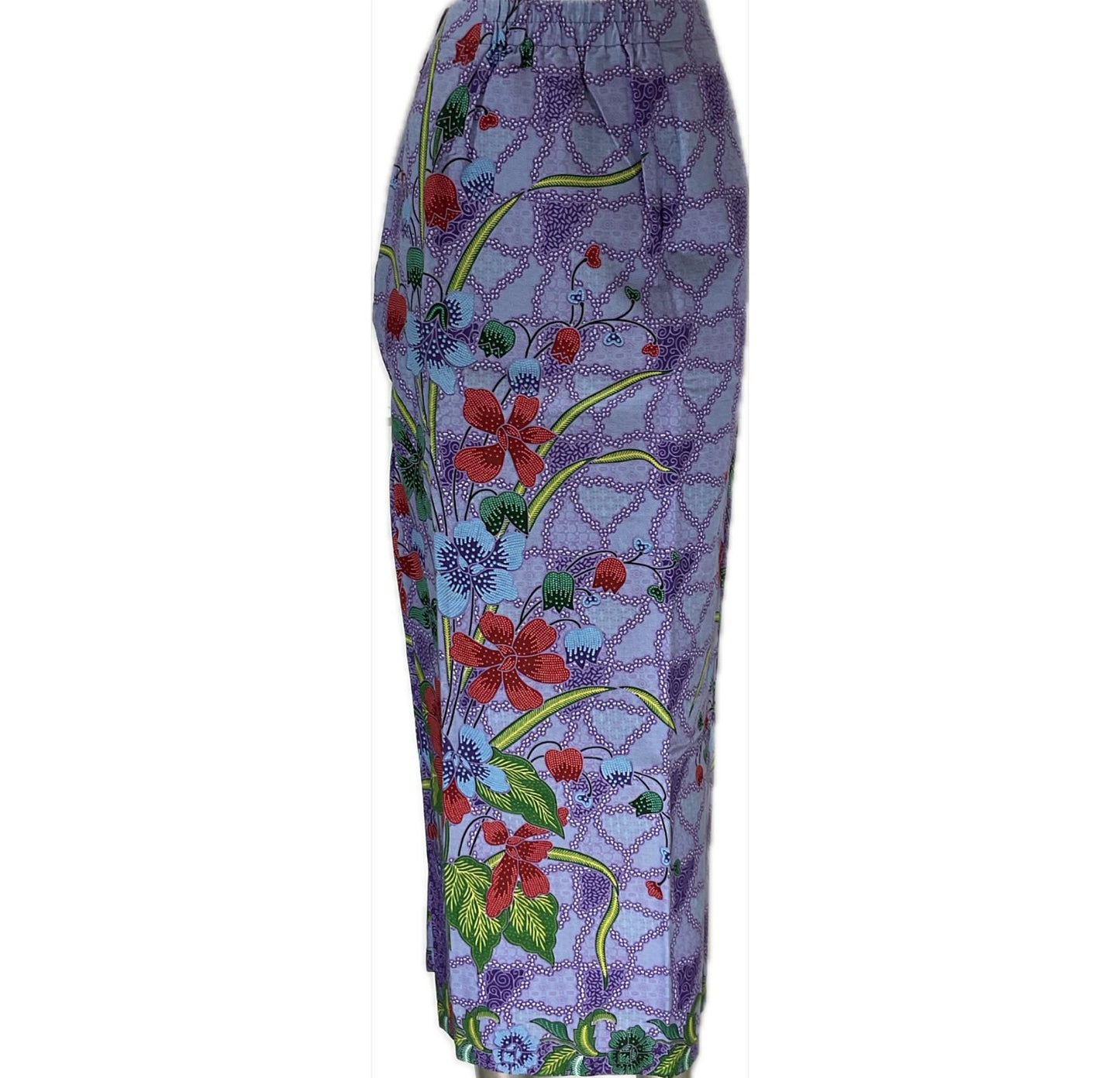 Ladies Batik Sarong LBS-S-PURPLE-3014