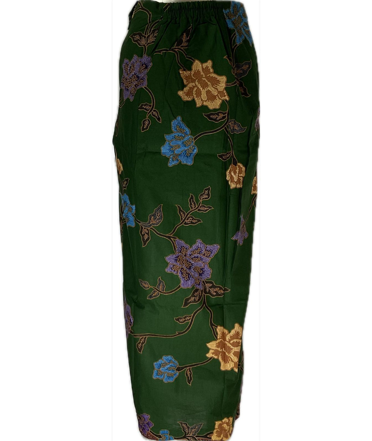 Ladies Batik Sarong LBS-S-GREEN-3022