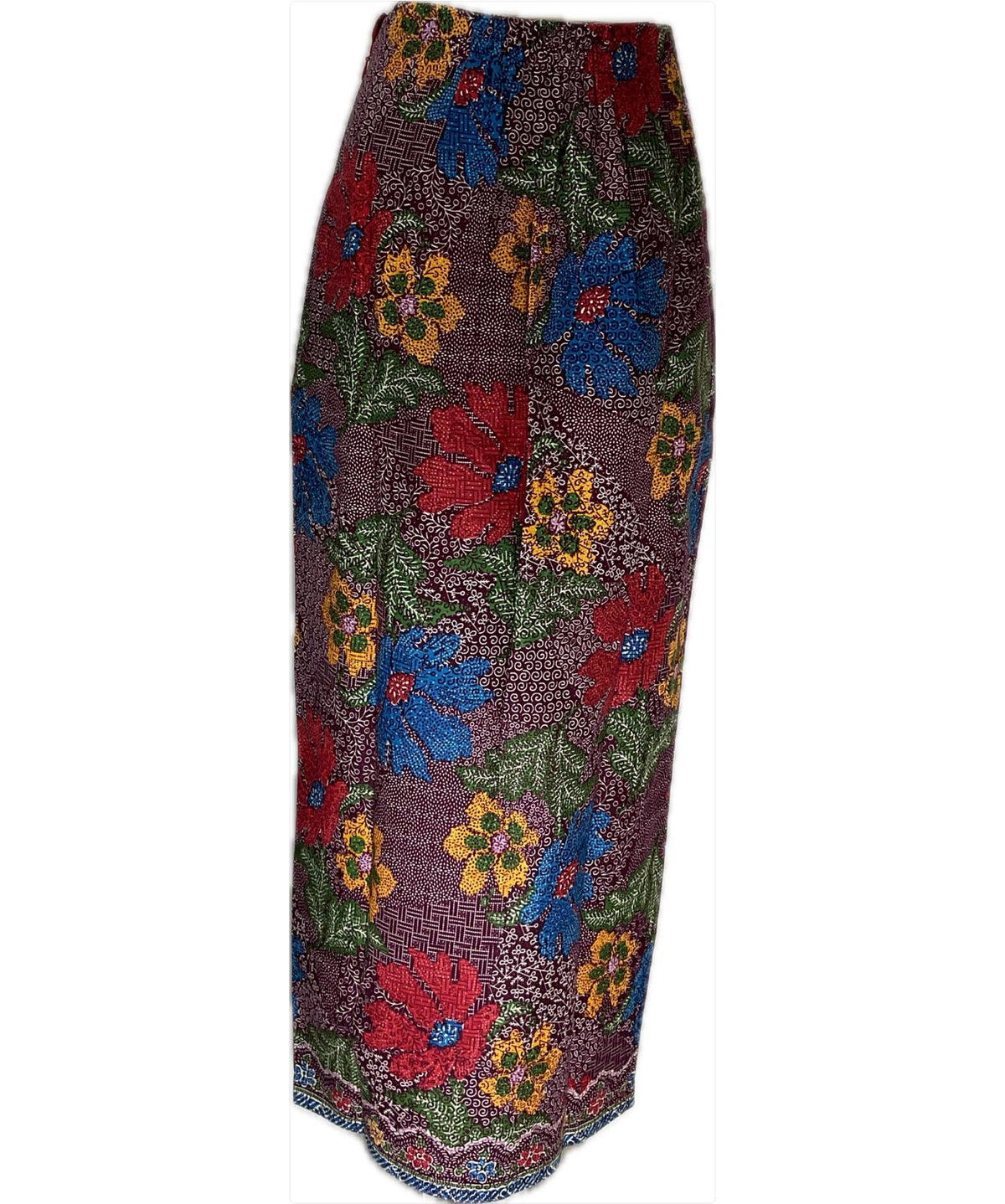 Ladies Batik Sarong LBS-M-RED-33002