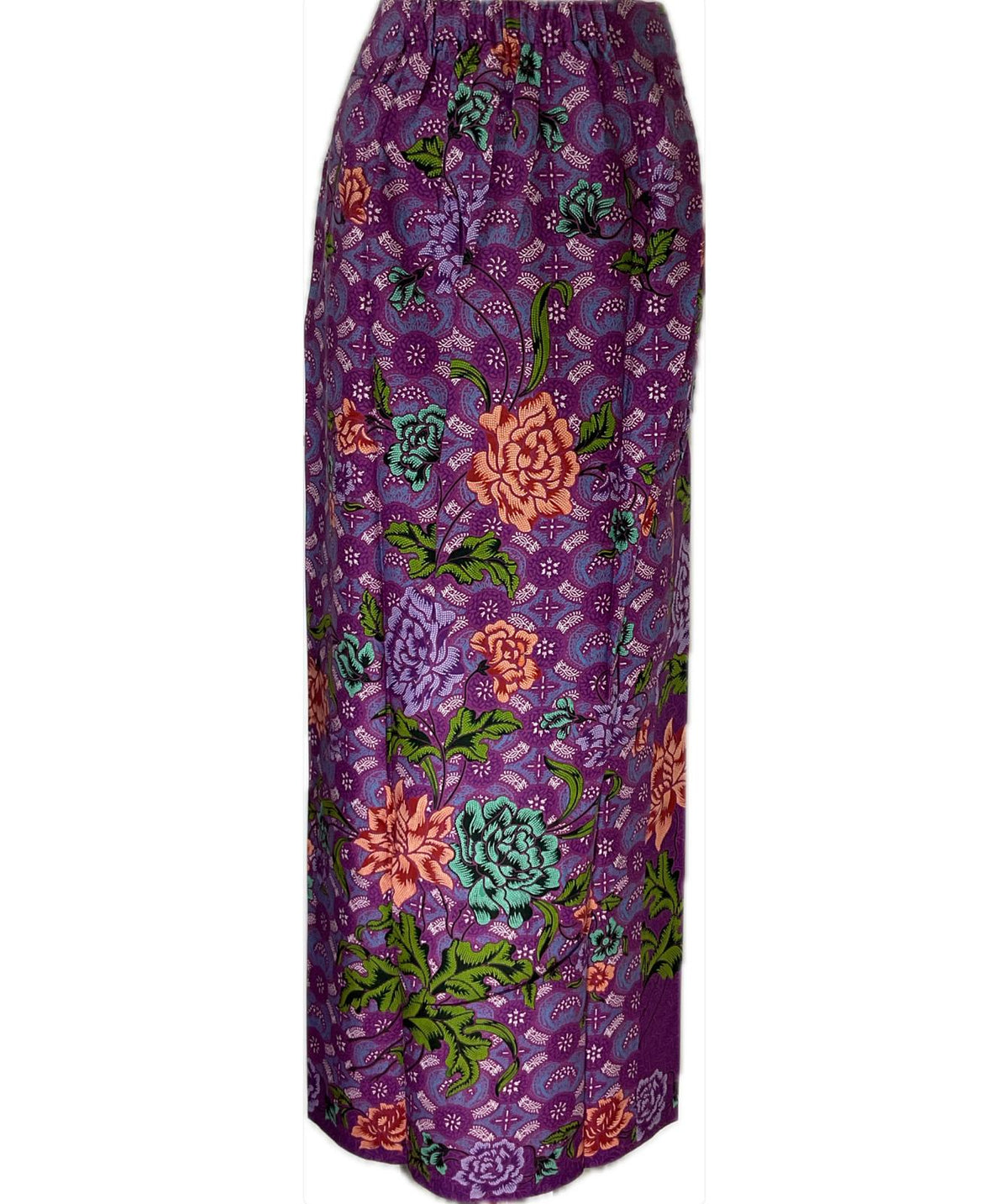 Ladies Batik Sarong LBS-M-PURPLE-33004