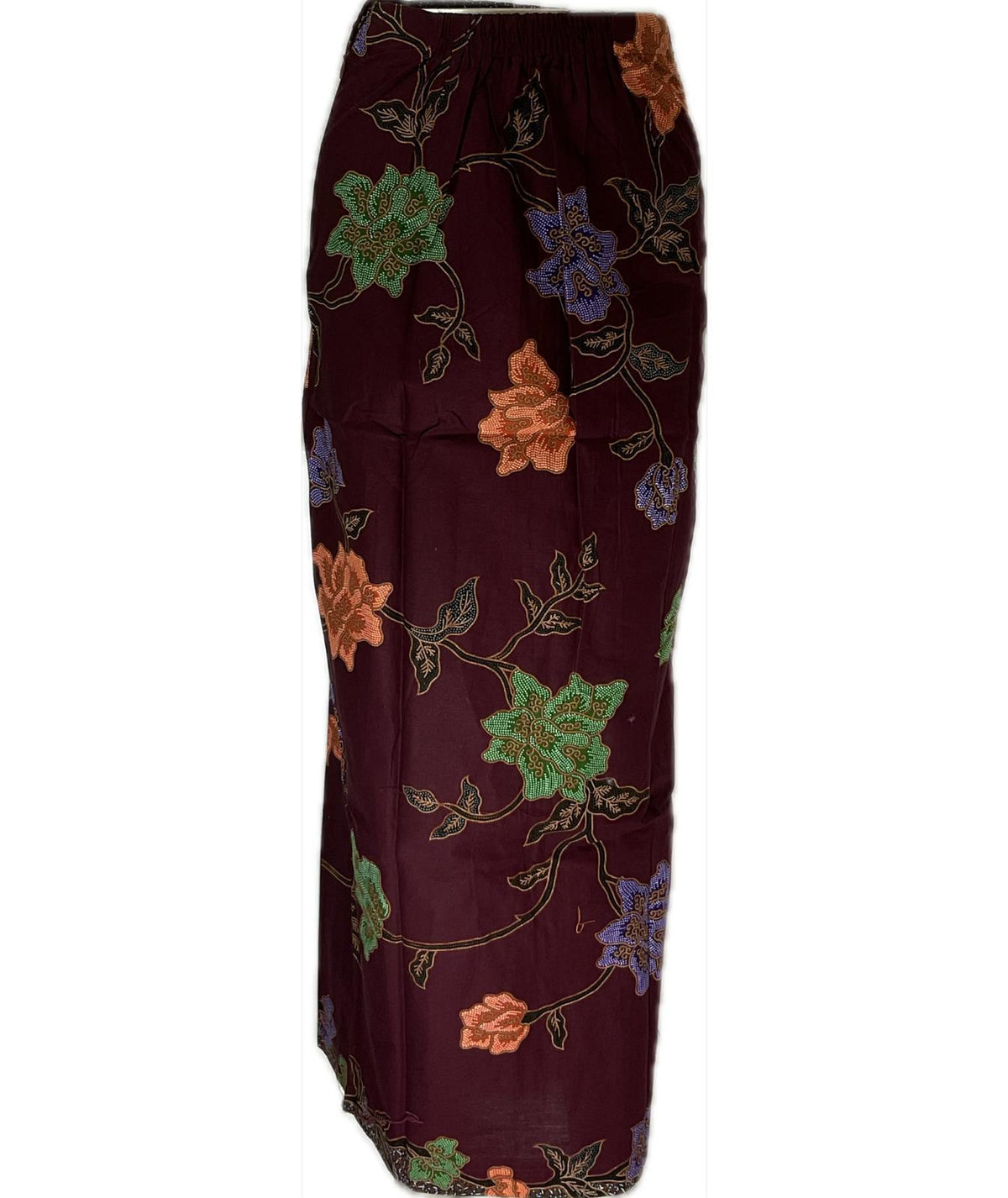 Ladies Batik Sarong LBS-S-MAROON-3020