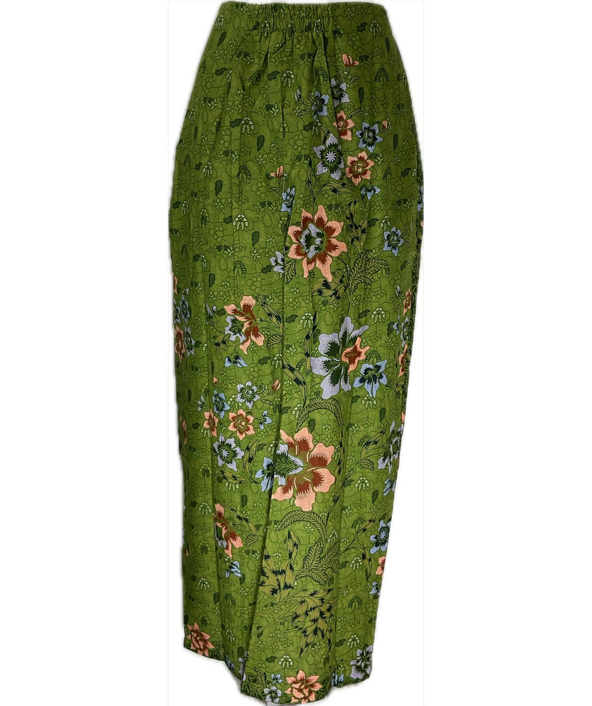 Ladies Batik Sarong LBS-M-GREEN-33005