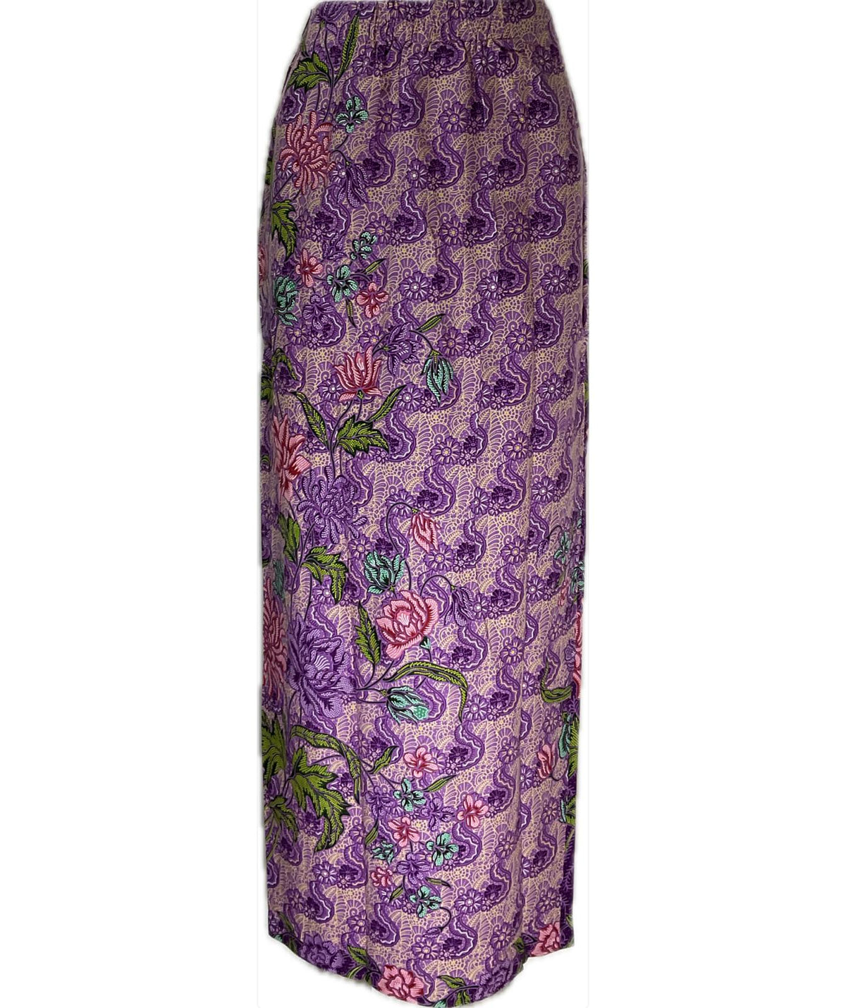 Ladies Batik Sarong LBS-M-PURPLE-33006