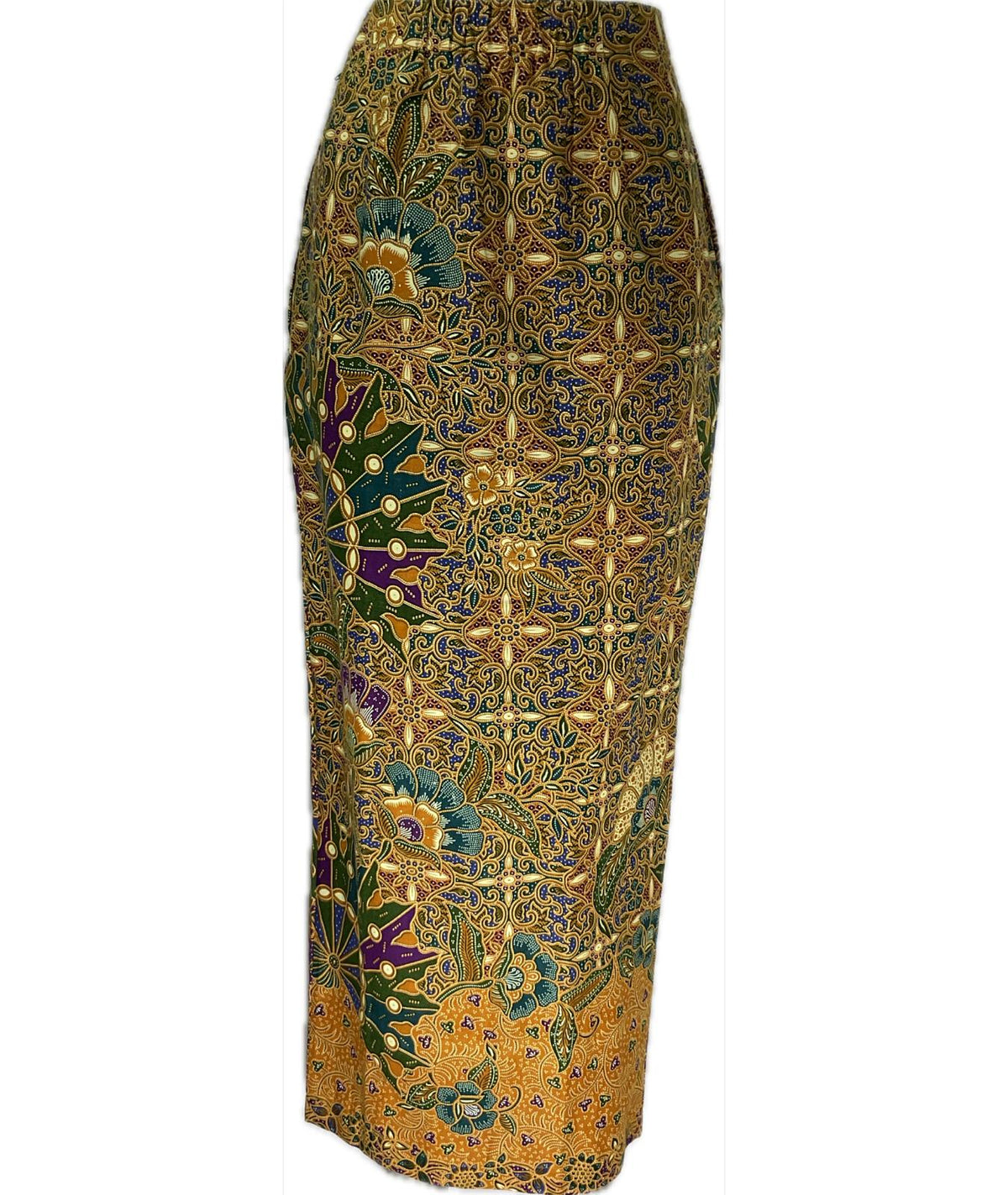 Ladies Batik Sarong LBS-S-GREEN-3035