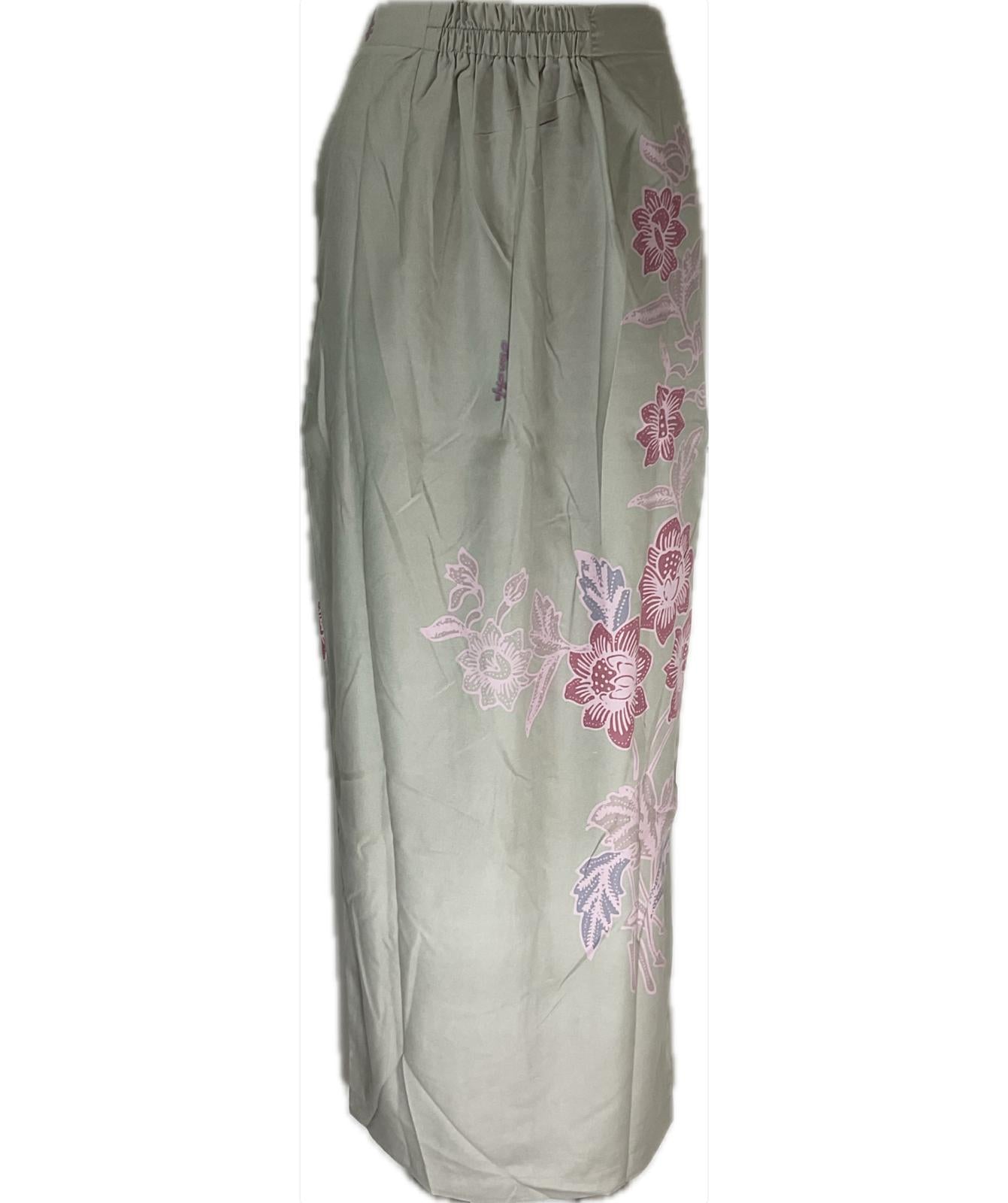 Ladies Batik Sarong LBS-M-BEIGE-33016