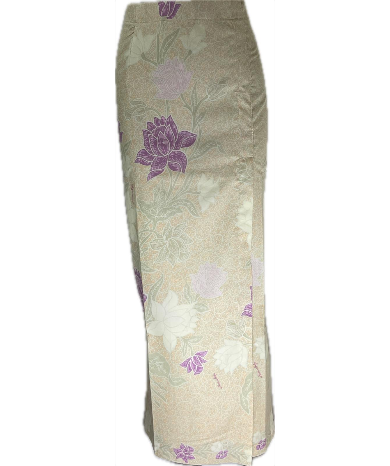 Ladies Batik Sarong LBS-M-BEIGE-33018
