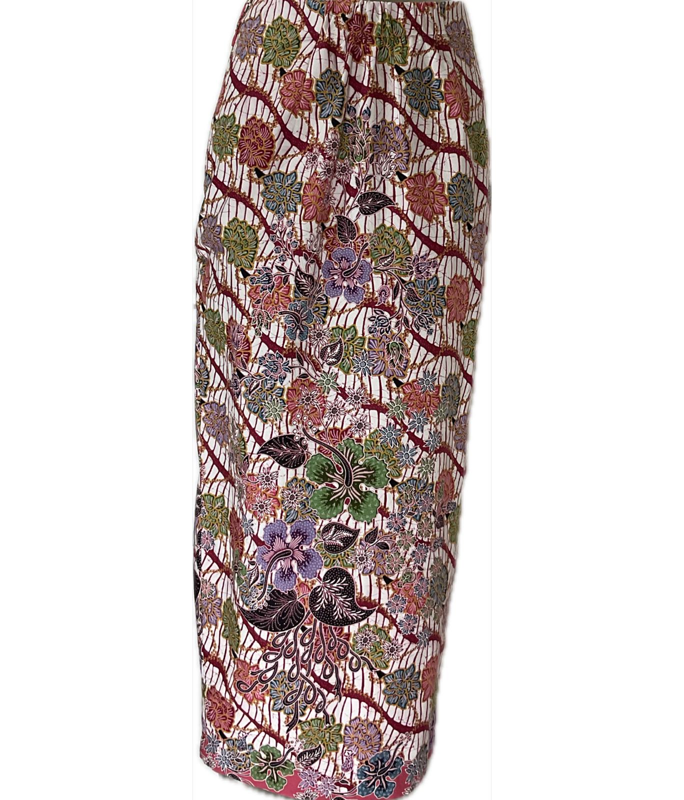 Ladies Batik Sarong LBS-M-PINK-33030