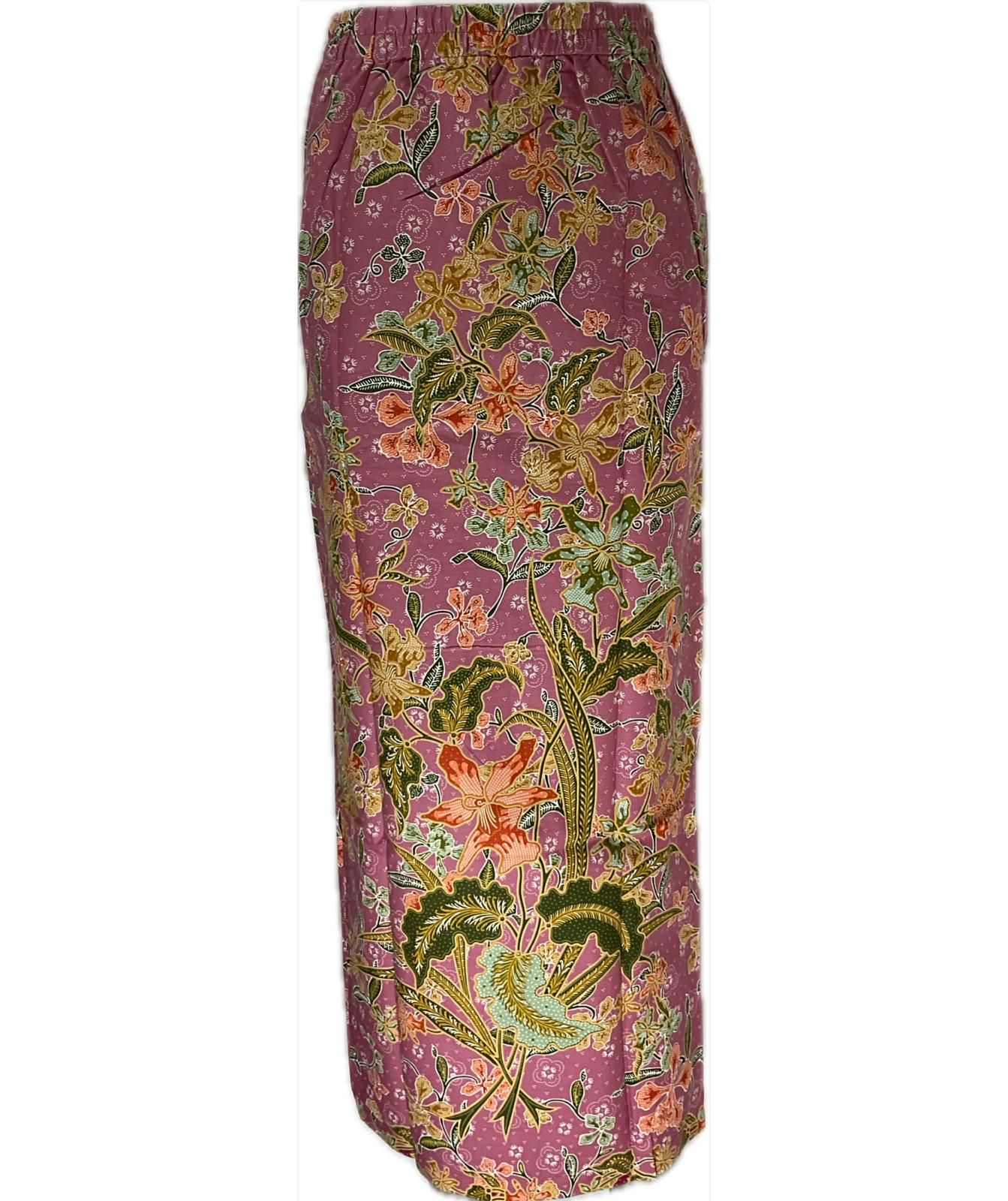 Ladies Batik Sarong LBS-L-PINK-333006