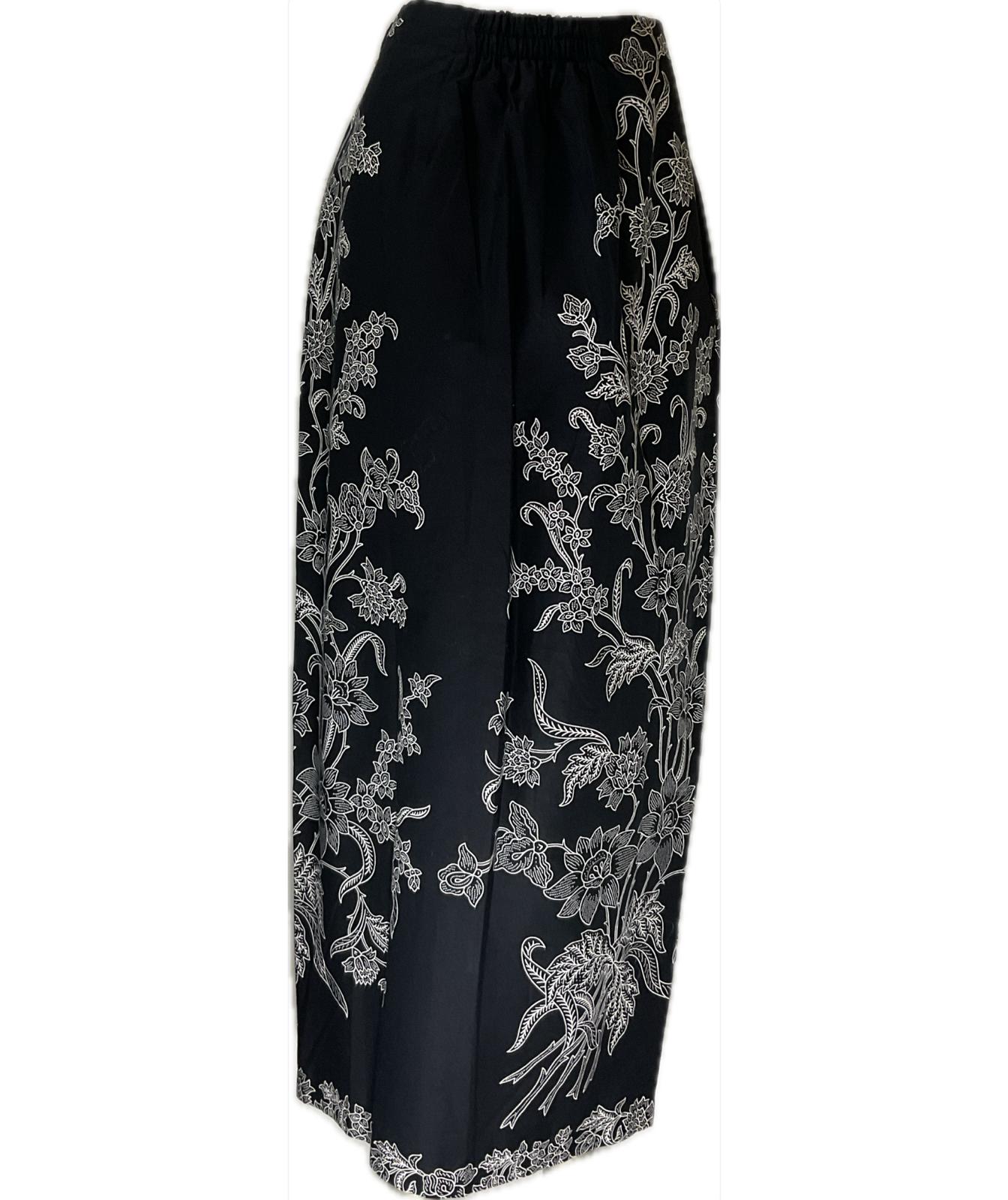 Ladies Batik Sarong LBS-L-BLACK-333025