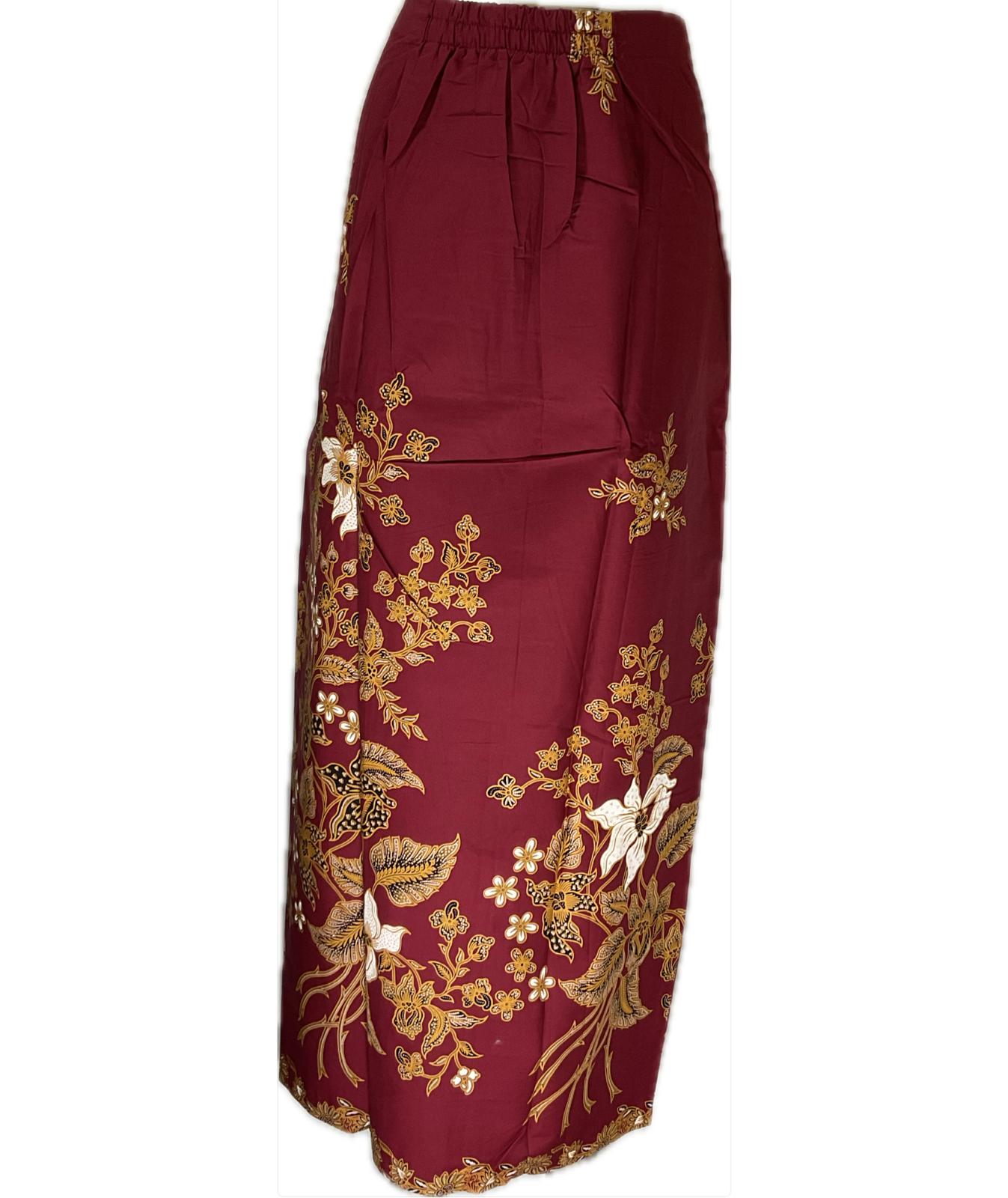 Ladies Batik Sarong LBS-XL-MAROON-3333006