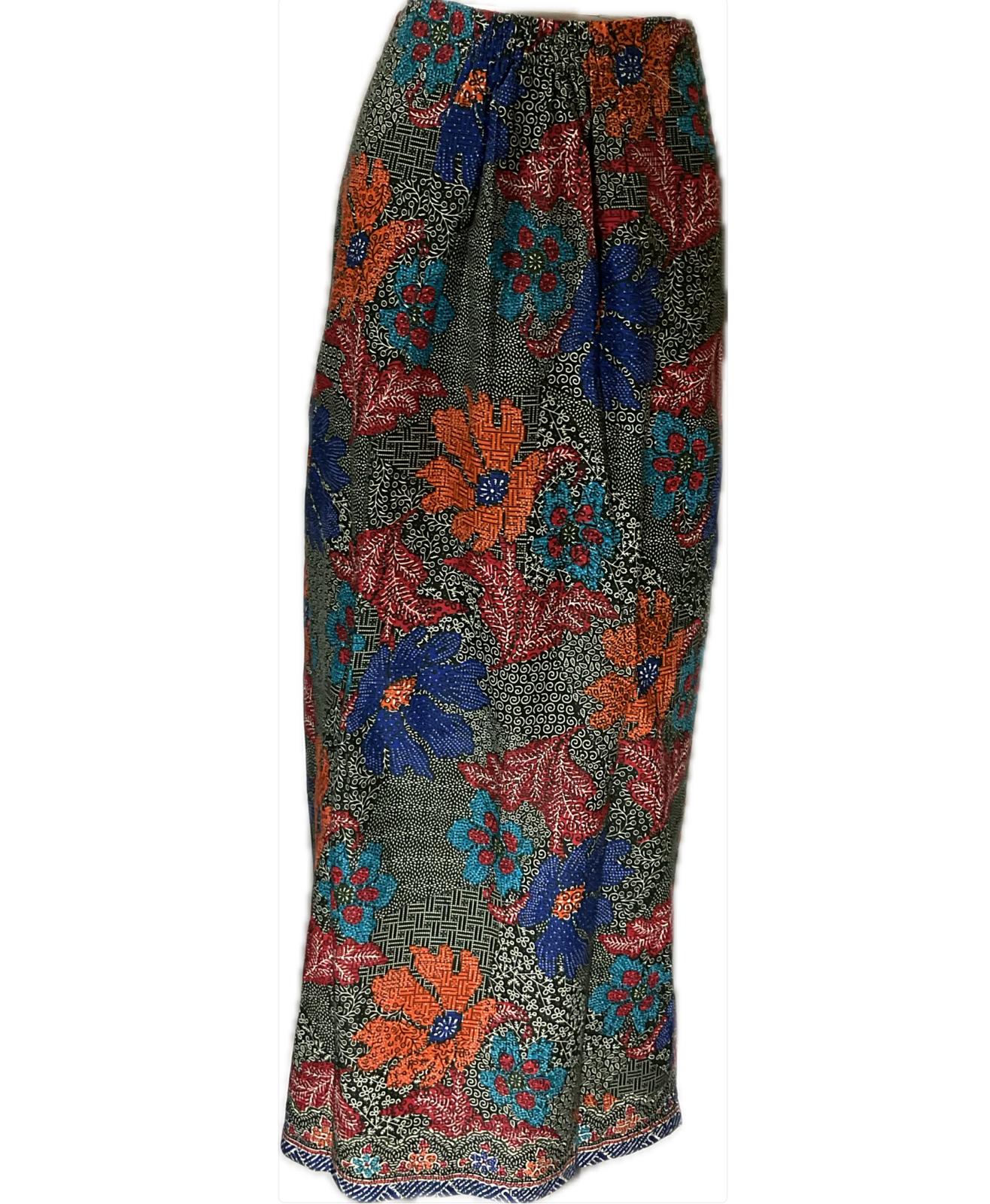Ladies Batik Sarong LBS-L-GREEN-333034