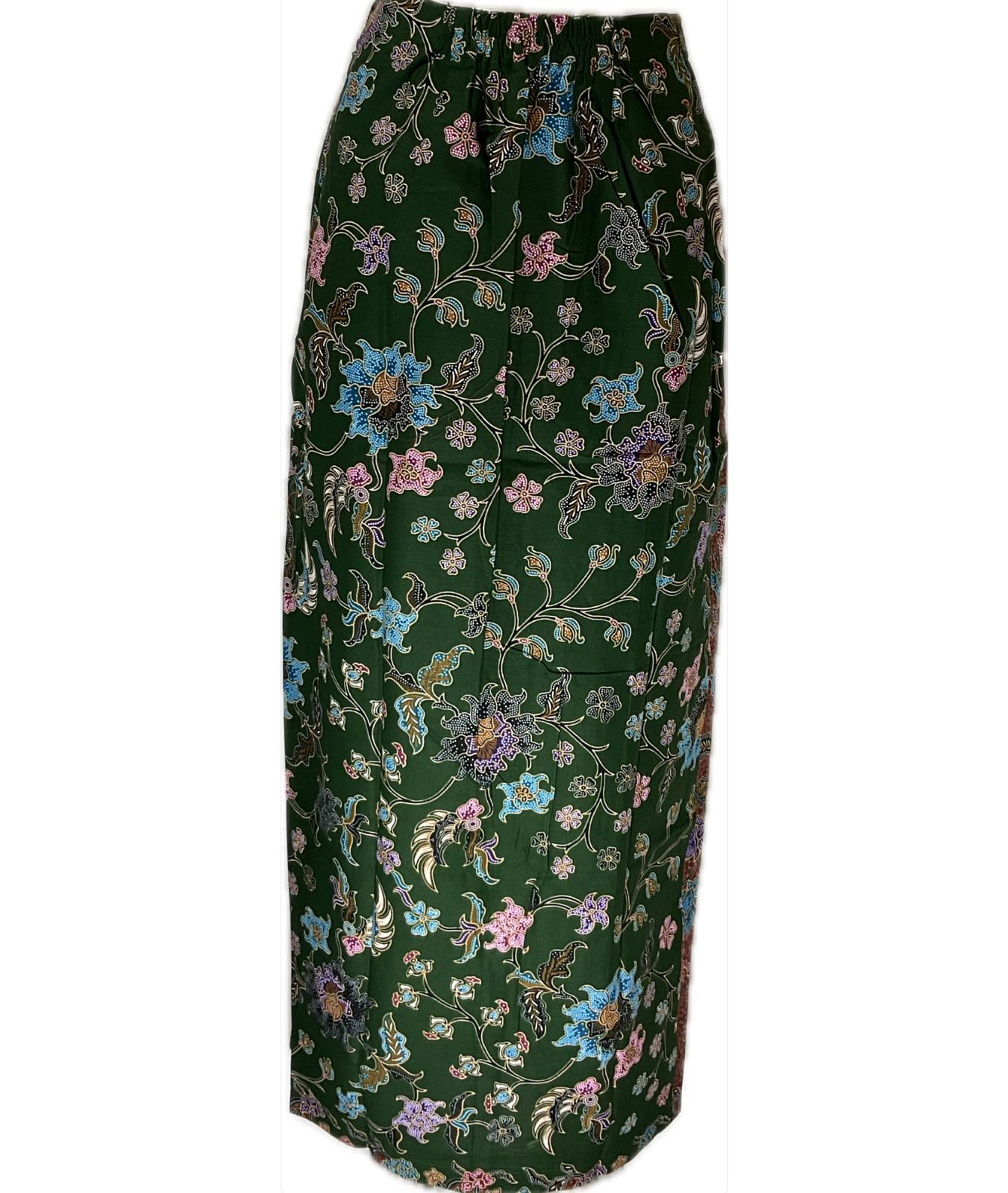 Ladies Batik Sarong LBS-XL-GREEN-3333014
