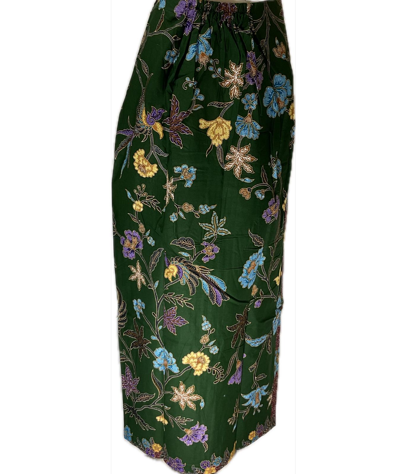 Ladies Batik Sarong LBS-XL-GREEN-3333018