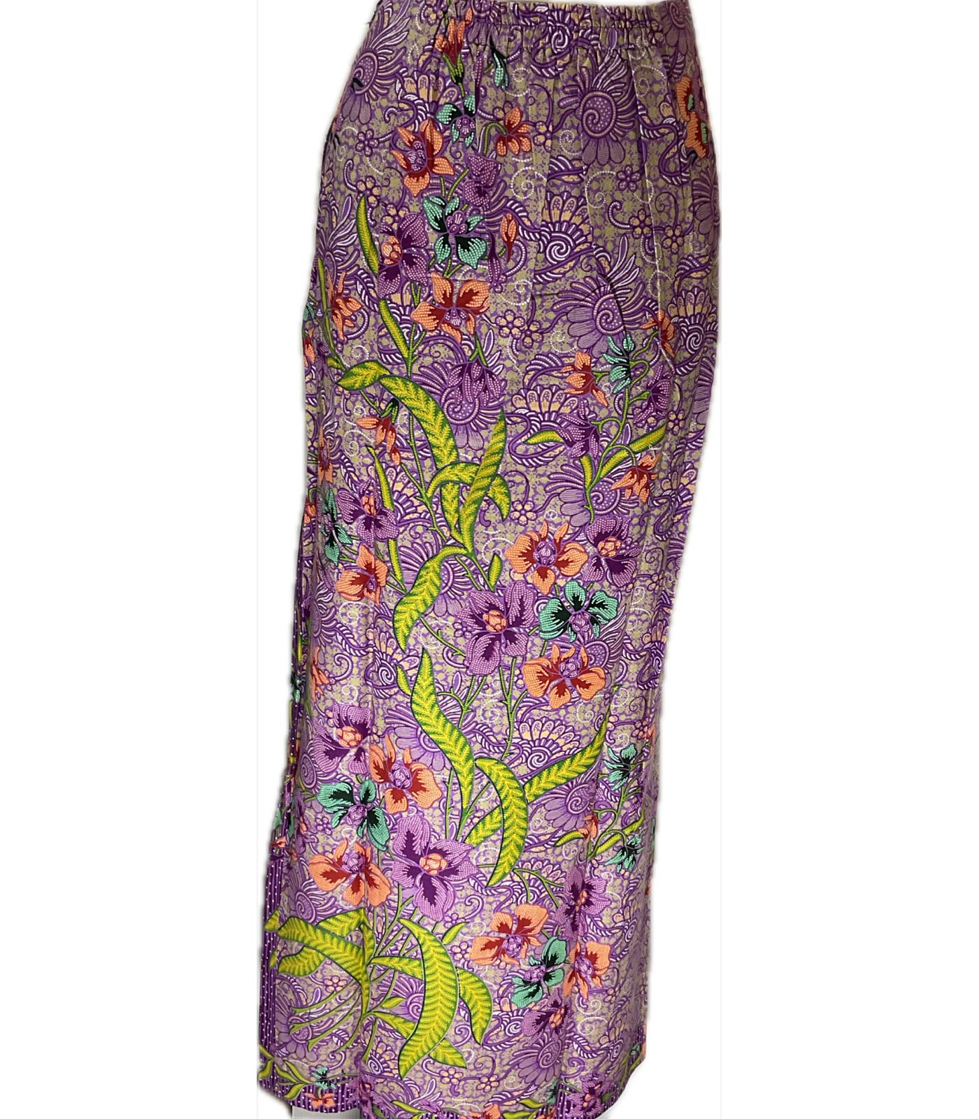 Ladies Batik Sarong LBS-XL-PURPLE-3333025