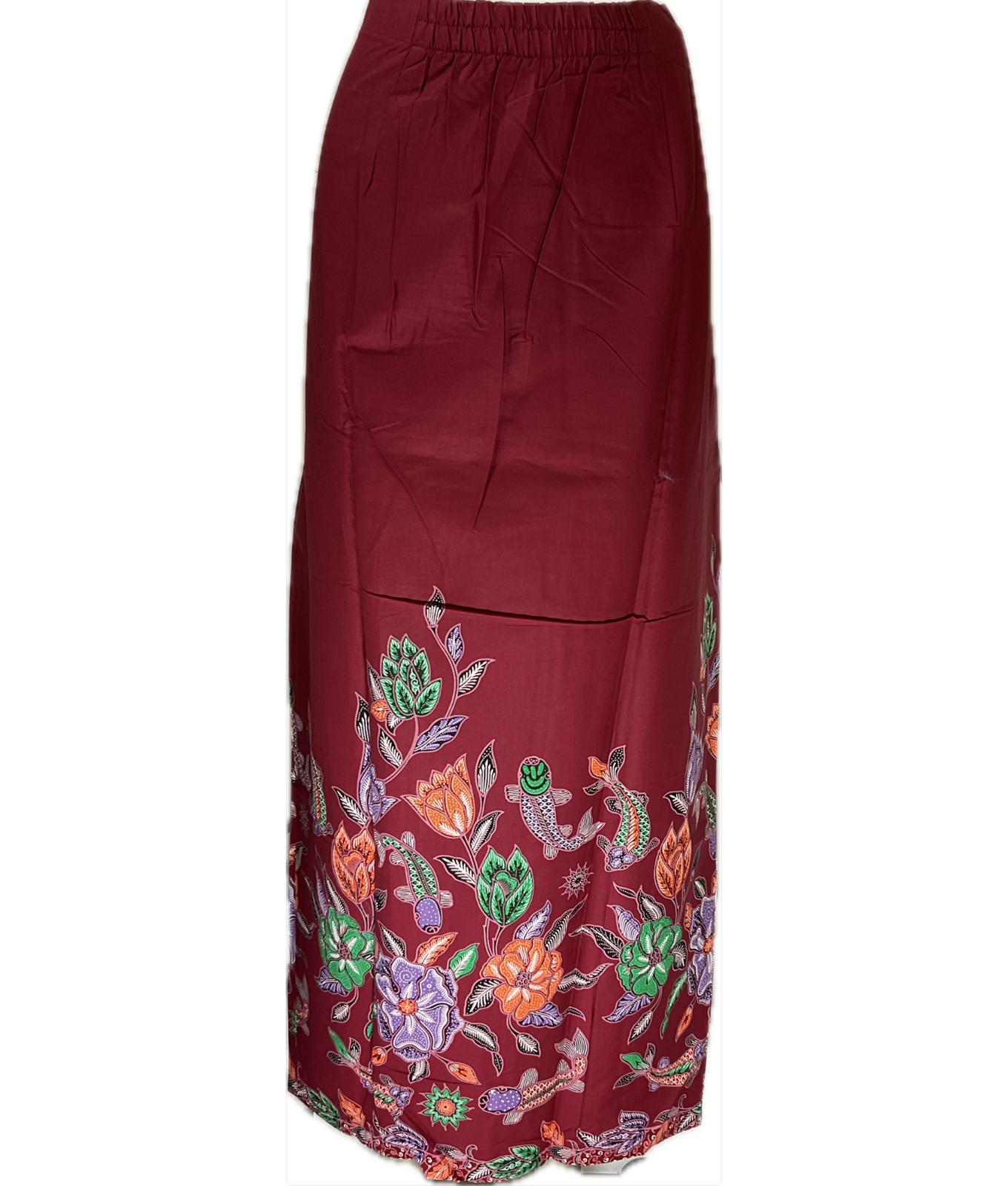 Ladies Batik Sarong LBS-XL-MAROON-3333033