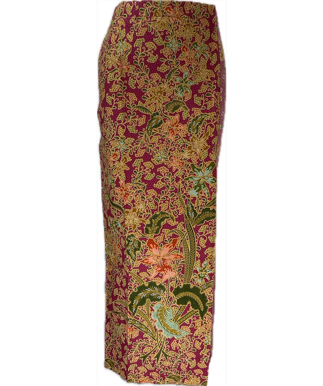 Ladies Batik Sarong LBS-2XL-RED-33333036