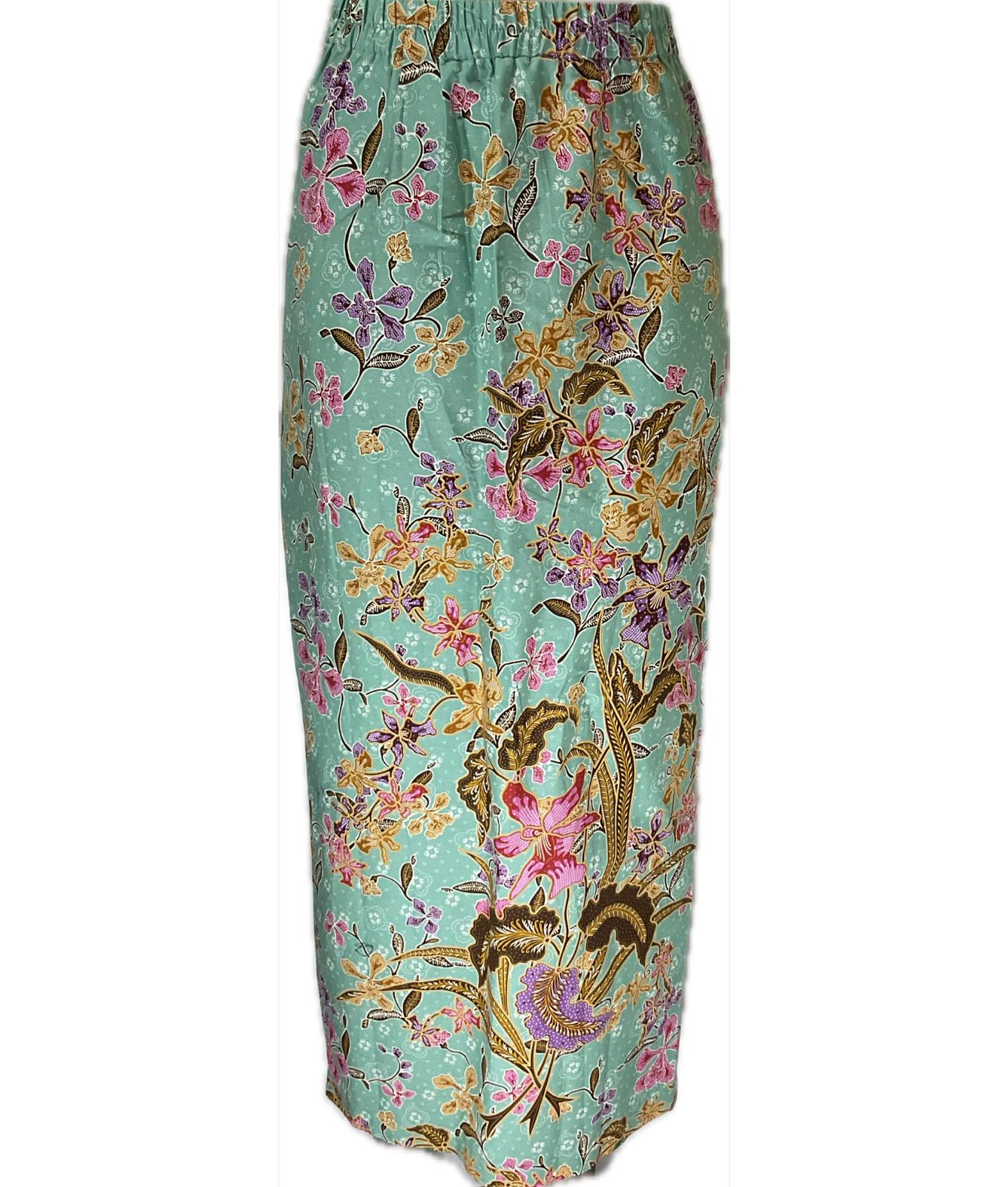 Ladies Batik Sarong LBS-2XL-GREEN-33333021