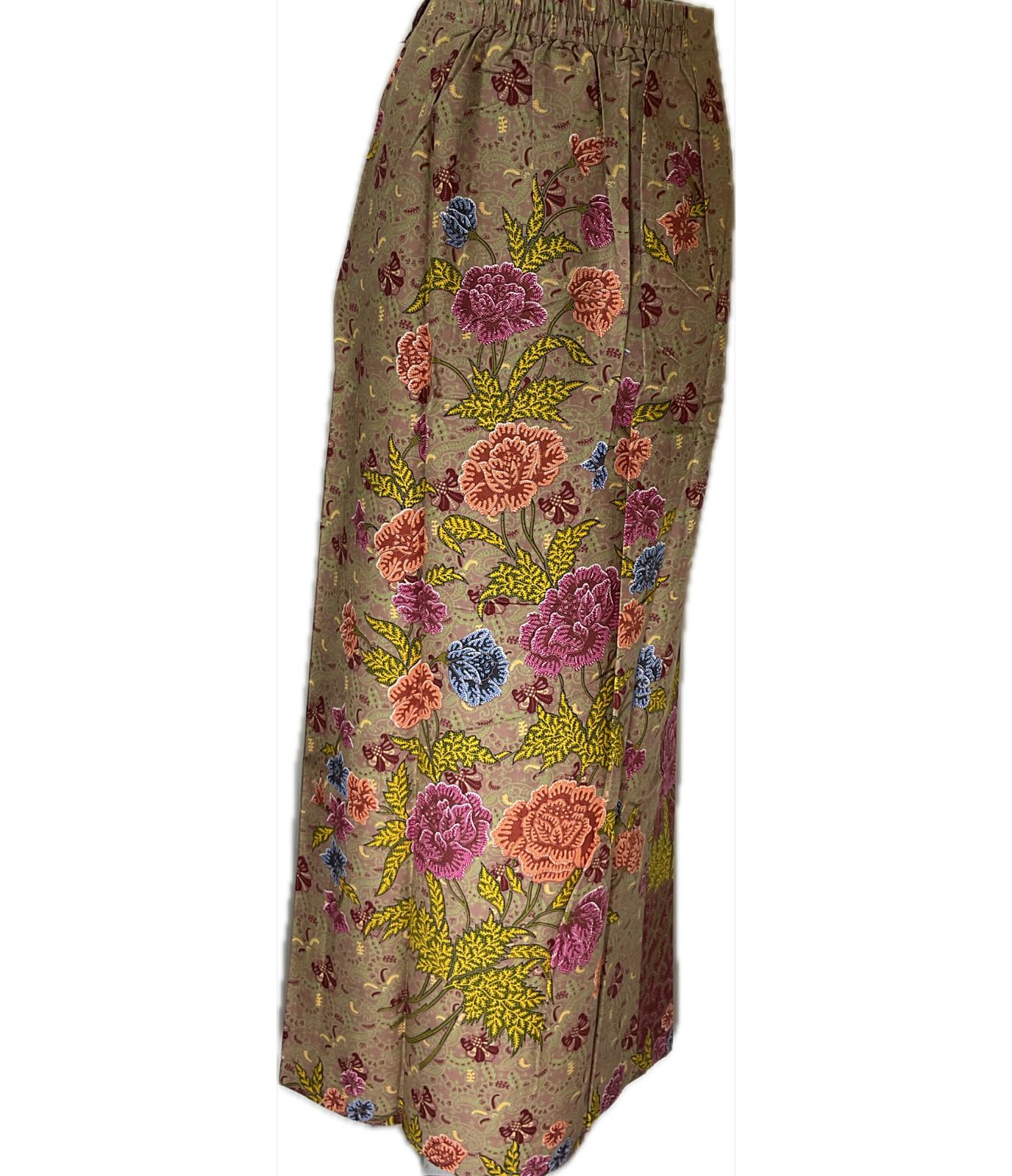 Ladies Batik Sarong LBS-2XL-BROWN-33333024