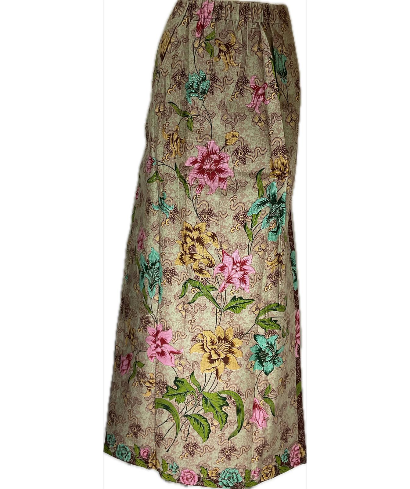 Ladies Batik Sarong LBS-3XL-BROWN-333333009