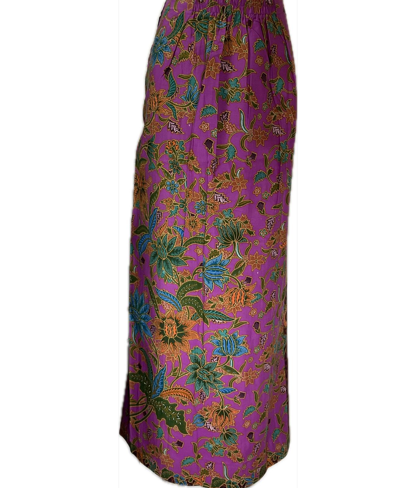 Ladies Batik Sarong LBS-3XL-PURPLE-333333007