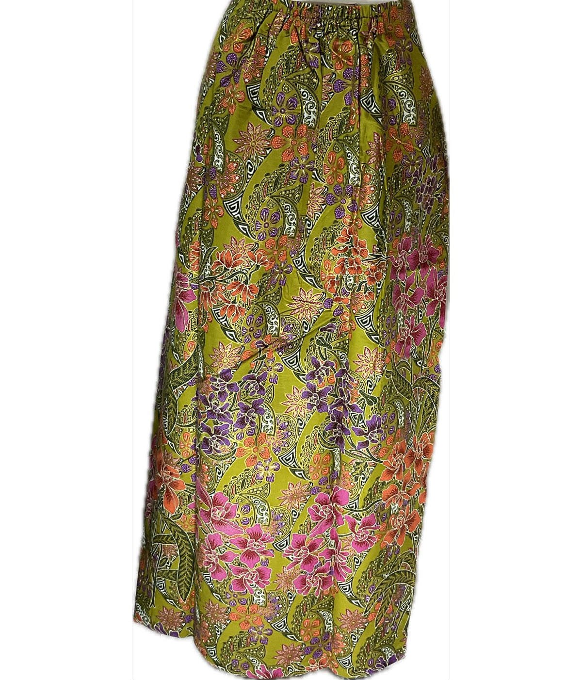 Ladies Batik Sarong LBS-3XL-GREEN-333333021