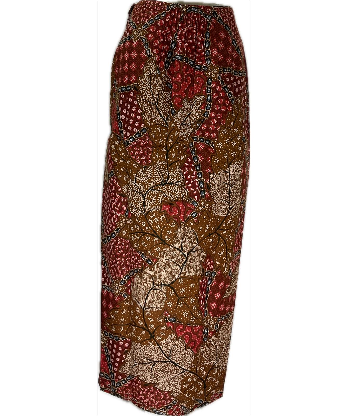 Ladies Batik Sarong LBS-3XL-RED-333333016