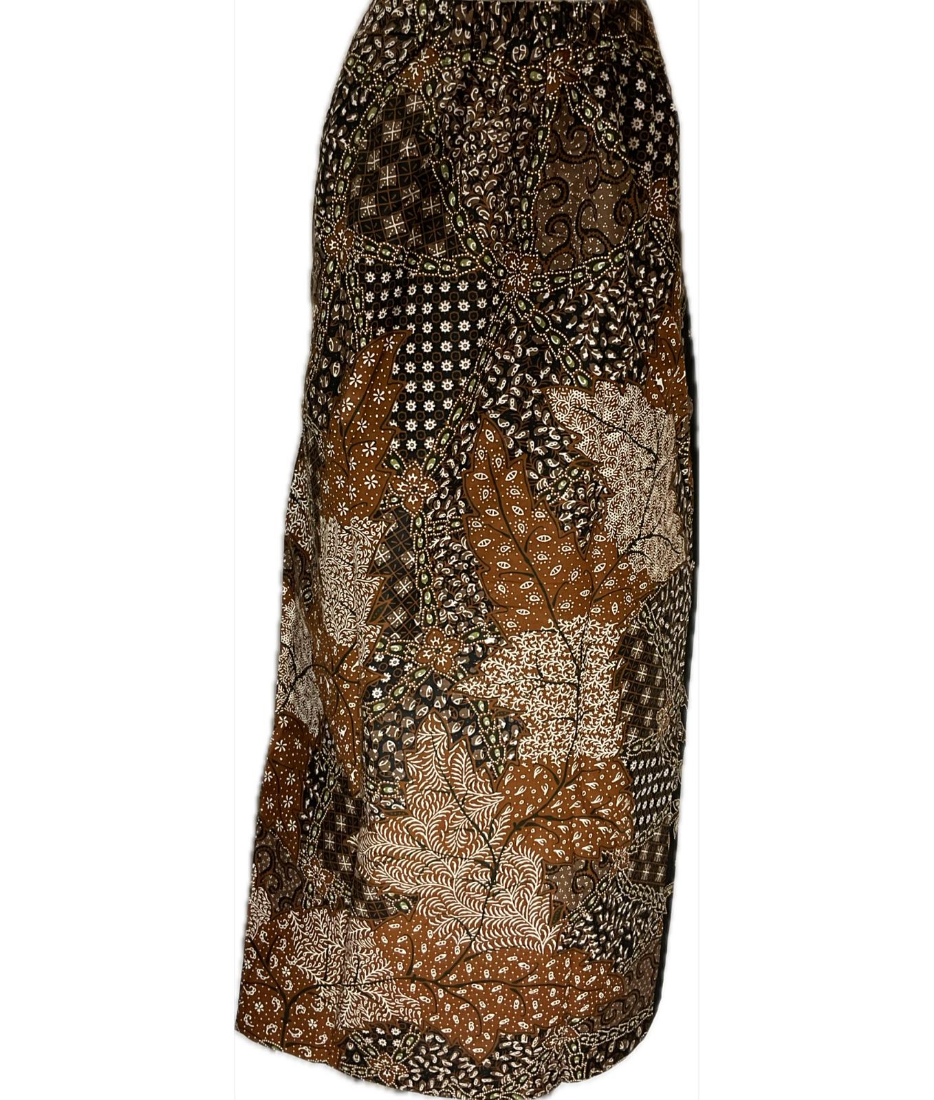 Ladies Batik Sarong LBS-3XL-BLACK-333333018