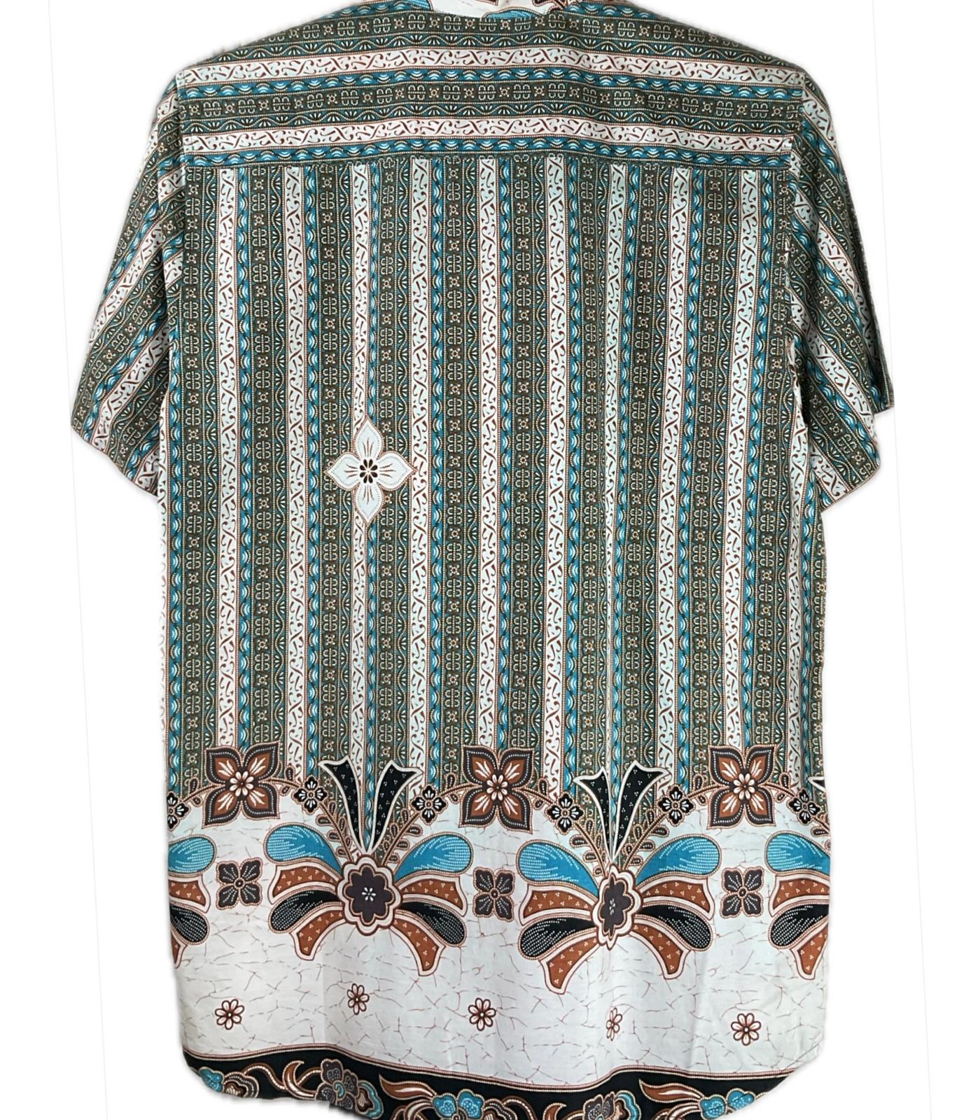 Mens Batik Top MBT-M-BLUE-2002