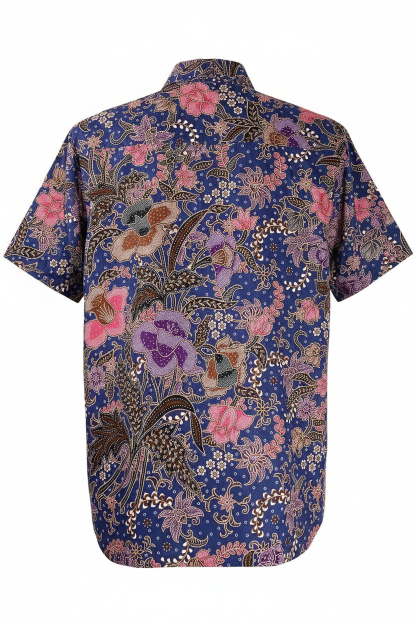 Mens Batik Top MBT-M-BLUE-2003