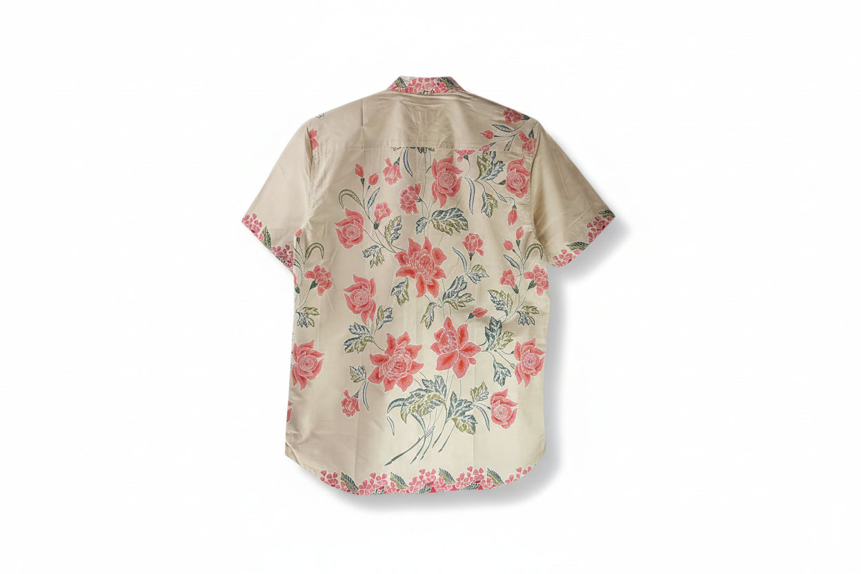 Mens Batik Top MBT-M-ORANGE-2009