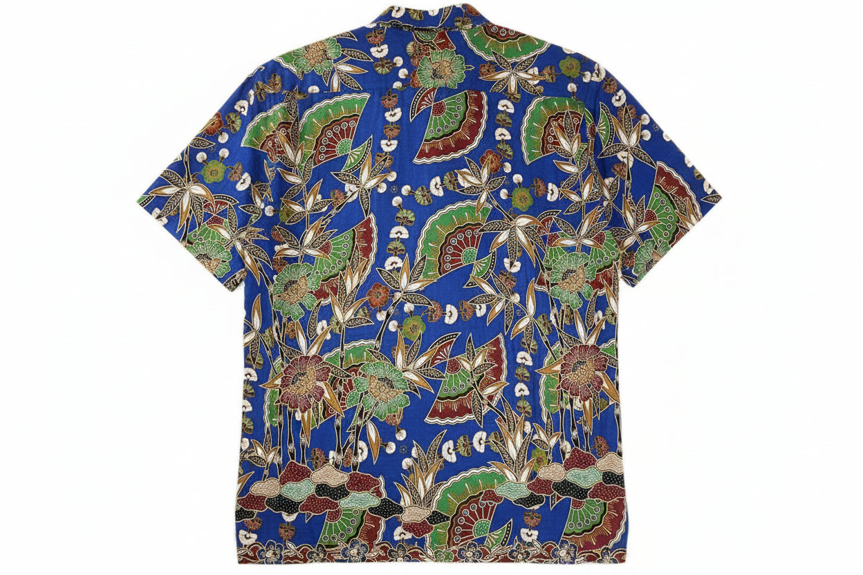 Mens Batik Top MBT-XL-BLUE-2222001