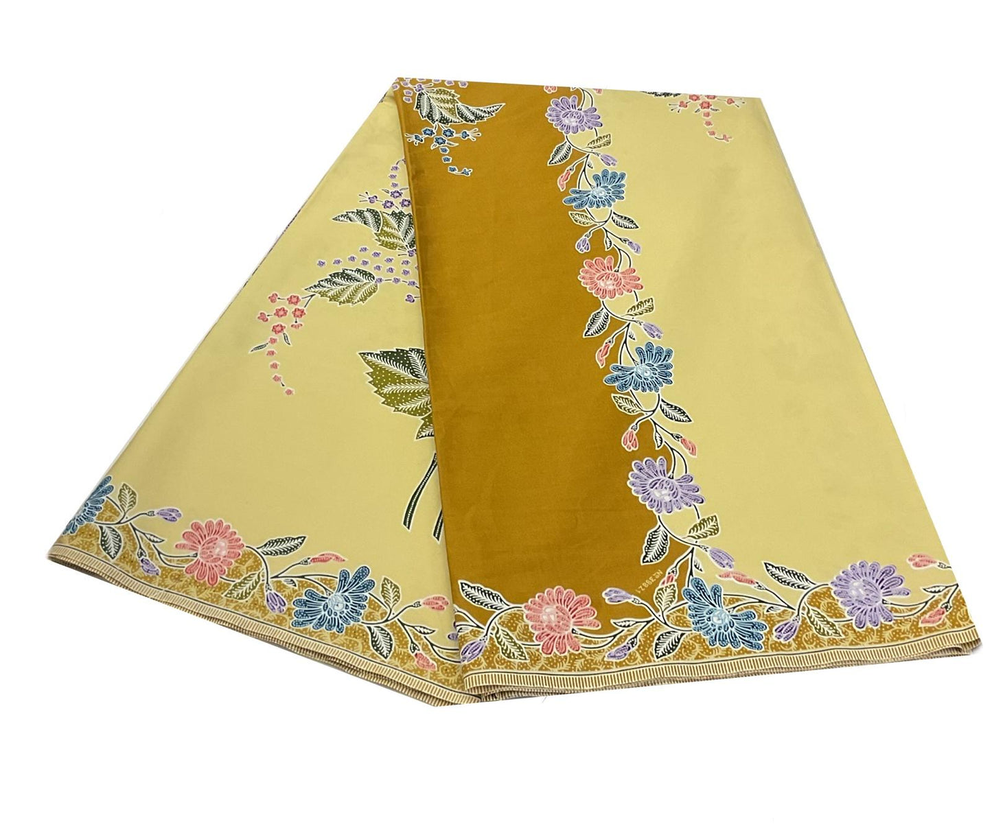 Handstamp Batik Fabric HSBF-2M-YELLOW-90107