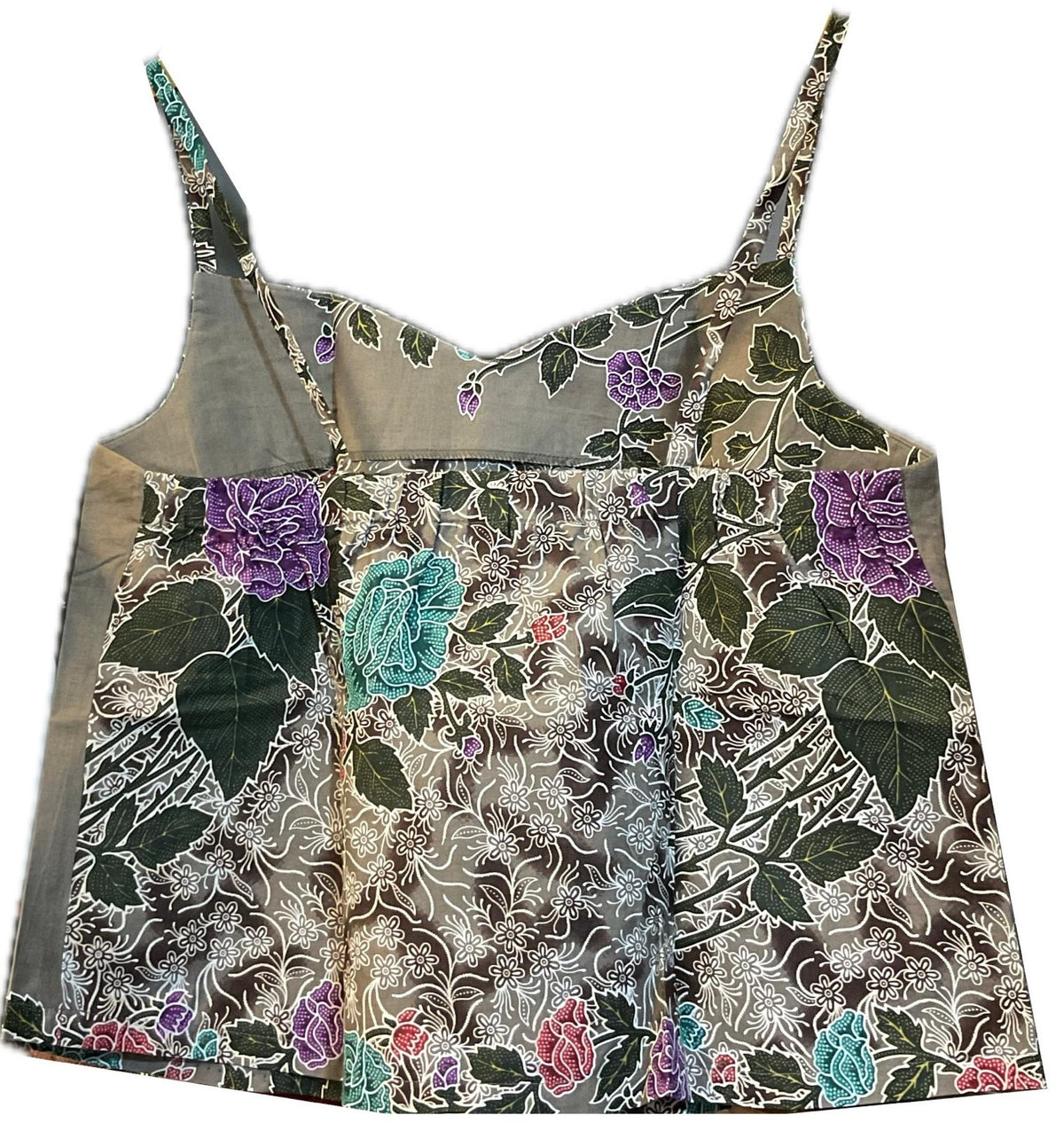 Ladies Batik Top LBT-2XL-GREY-C11111003