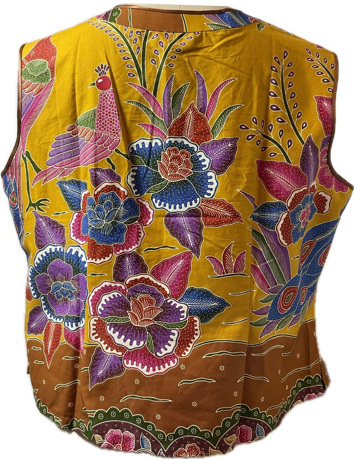 Ladies Batik Top LBT-XXL-BROWN-F11111001