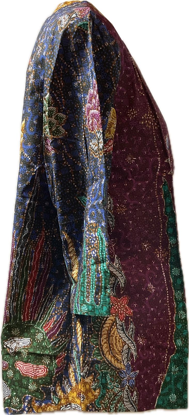 Ladies Batik Top LBT-XL-BLUE-G1111007