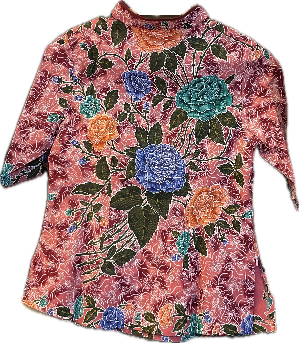 Ladies Batik Top LBT-M-PEACH-H11001